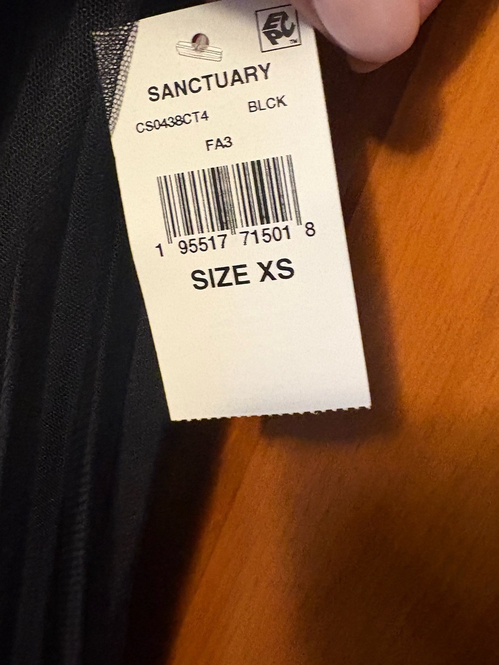 Sanctuary Black Pleated Mesh Tulle Midi Skirt XS NWT Sheer Flowy Party - Picture 2 of 7